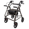 Orthonica Rollator Walker Foldable Steel Frame Grey Lightweight