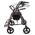 Orthonica Rollator Walker Foldable Steel Frame Grey Lightweight