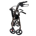 Orthonica Rollator Walker Foldable Steel Frame Grey Lightweight