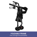Orthonica Foldable Steel Rollator 136kg Black