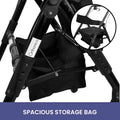 Orthonica Foldable Steel Rollator 136kg Black