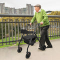 Orthonica Foldable Steel Rollator 136kg Black