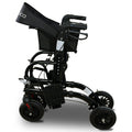 Orthonica 2-in-1 Rollator Wheelchair Aluminium Foldable Black