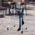 Orthonica Aluminium Folding Rollator Walker Adjustable Handles Box