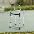 Orthonica Aluminium Folding Rollator Walker Adjustable Handles Box