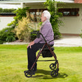 Orthonica Foldable 4 Wheel Steel Rollator Walker