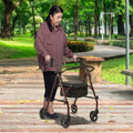 Orthonica Foldable 4 Wheel Steel Rollator Walker