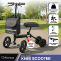 Orthonica Knee Walker Adjustable Pad Dual Brakes Mobility