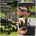 Orthonica Knee Walker Adjustable Pad Dual Brakes Mobility