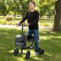 Orthonica Knee Walker Adjustable Pad Dual Brakes Mobility