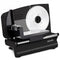 Pronti Black Electric Food Slicer 200W with Adjustable Thickness 1 to 15mm Serrated and Fine Edge Stainless Steel Blades