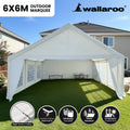 Wallaroo 6x6m Outdoor Marquee Gazebo Party Wedding Tent White