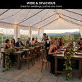 Wallaroo 6x6m Outdoor Marquee Gazebo Party Wedding Tent White