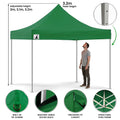 Wallaroo 3x3m Gazebo Tent Marquee Popup Green Outdoor