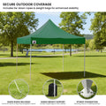 Wallaroo 3x3m Gazebo Tent Marquee Popup Green Outdoor