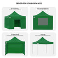 Wallaroo 3x3m Gazebo Tent Marquee Popup Green Outdoor