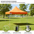 Wallaroo 3x3m Gazebo Tent Marquee Pop Up Outdoor Orange