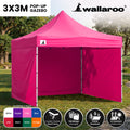 Wallaroo Gazebo 3x3 Pop Up Marquee Outdoor Pink Tent