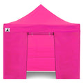 Wallaroo Gazebo 3x3 Pop Up Marquee Outdoor Pink Tent