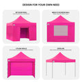 Wallaroo Gazebo 3x3 Pop Up Marquee Outdoor Pink Tent