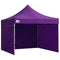 Wallaroo 3x3m Pop Up Gazebo Tent Purple Outdoor Marquee