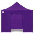 Wallaroo 3x3m Pop Up Gazebo Tent Purple Outdoor Marquee