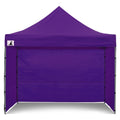 Wallaroo 3x3m Pop Up Gazebo Tent Purple Outdoor Marquee