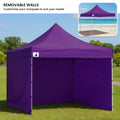 Wallaroo 3x3m Pop Up Gazebo Tent Purple Outdoor Marquee