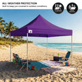 Wallaroo 3x3m Pop Up Gazebo Tent Purple Outdoor Marquee