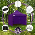 Wallaroo 3x3m Pop Up Gazebo Tent Purple Outdoor Marquee