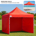 Wallaroo Gazebo 3x3m Pop Up Tent Marquee Red Outdoor