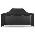 Wallaroo Gazebo 3x4.5m Pop Up Tent Marquee Outdoor Black