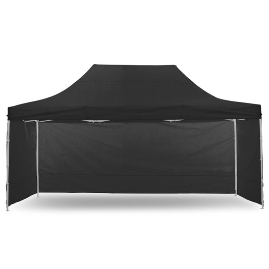 Wallaroo Gazebo 3x4.5m Pop Up Tent Marquee Outdoor Black