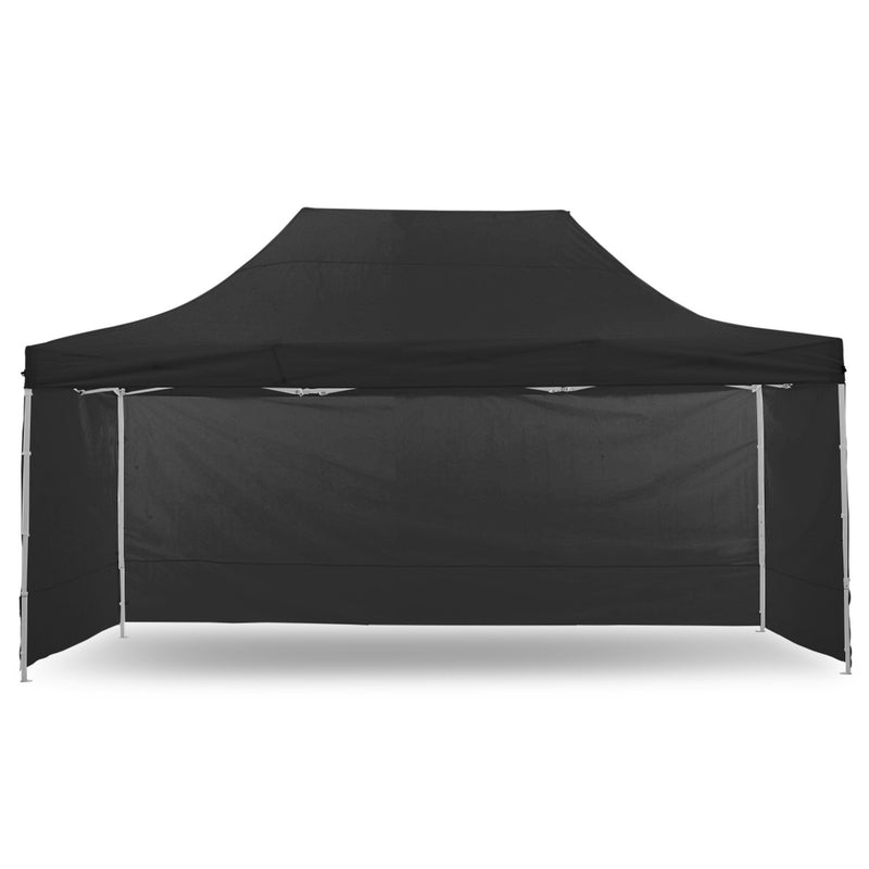 Wallaroo Gazebo 3x4.5m Pop Up Tent Marquee Outdoor Black