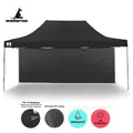 Wallaroo Gazebo 3x4.5m Pop Up Tent Marquee Outdoor Black