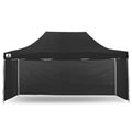 Wallaroo Gazebo 3x4.5m Pop Up Tent Marquee Outdoor Black