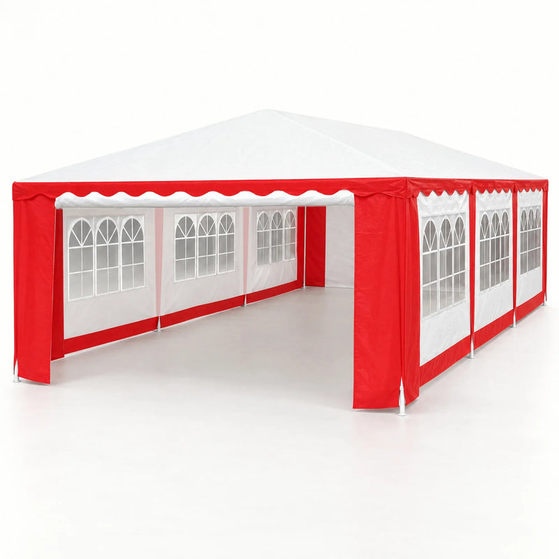 Wallaroo 4x8 Outdoor Event Wedding Marquee Tent Red