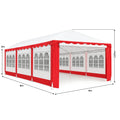 Wallaroo 4x8 Outdoor Event Wedding Marquee Tent Red