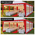Wallaroo 4x8 Outdoor Event Wedding Marquee Tent Red