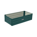 Wallaroo Garden Bed 120x60x30cm Galvanized Steel Green