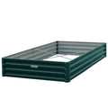 Wallaroo Garden Bed 240x120x30cm Galvanized Steel Green