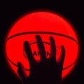 Kahuna Basketball LED Glow Light Up Trampoline Ball
