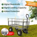 Wallaroo Steel Mesh Garden Trolley Cart Hammer Grey