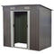 Wallaroo 4ft x 8ft Garden Shed Grey Flat Roof Outdoor Storage