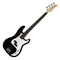 Karrera 39in Electric Bass Guitar 4-String Full Size Black Tuner