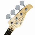 Karrera 39in Electric Bass Guitar 4-String Full Size Black Tuner
