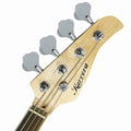 Karrera 39in 4-String Electric Guitar Bass Tuner Full Size Sunburst