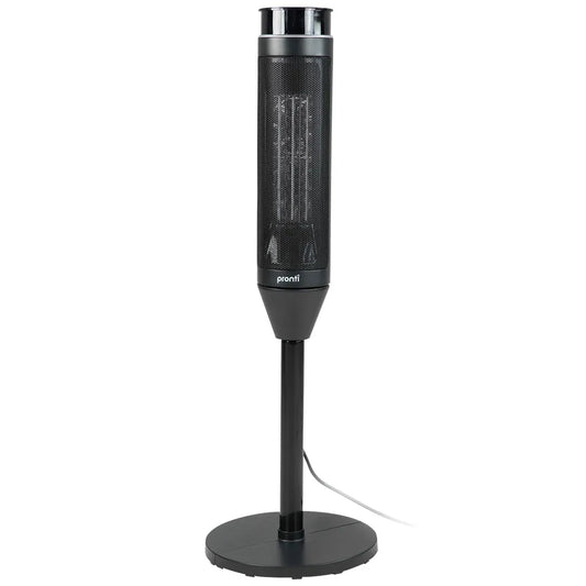 Pronti Electric Tower Heater 2000W Ceramic Portable Remote Black