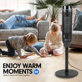 Pronti Electric Tower Heater 2000W Ceramic Portable Remote Black