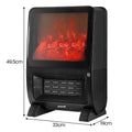 Pronti 2000W 3D Fire PTC Electric Portable Heater